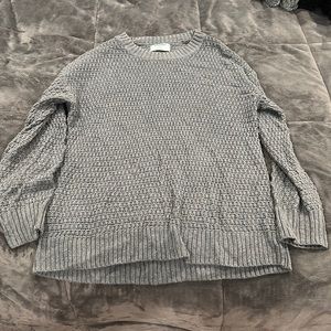 grey sweater